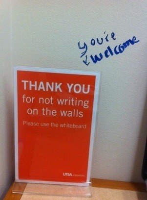 This earnest interaction between two people on the same page.